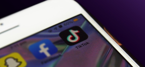 TikTok App icon on phone screen